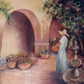 Girl In The Garden